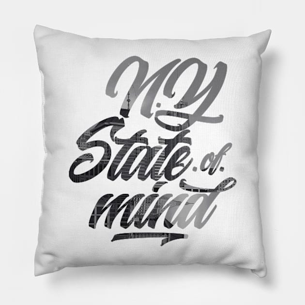 N.Y State of Mind Pillow by Skush™