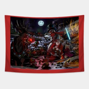 Night of the Living Dead Before Christmas Tapestry