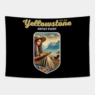 USA - NATIONAL PARK - YELLOWSTONE - Yellowstone Artists Point - 15 Tapestry