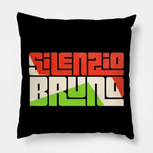 Silenzio Bruno - Italian Flag Pillow