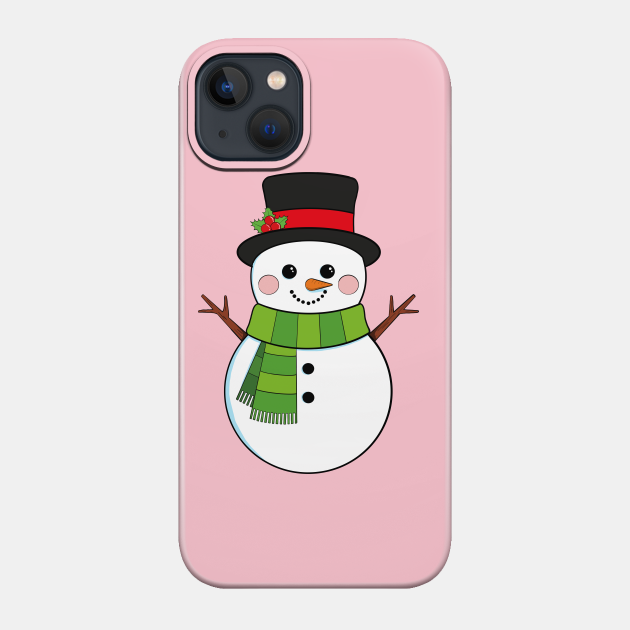 Cute Snowman - Snowman Christmas - Phone Case