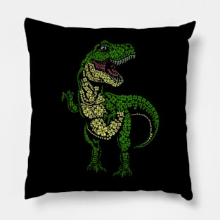 The Clover Dinosaurs Easter Day Pillow