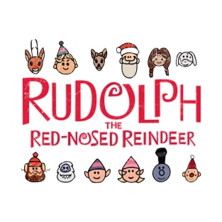 Rudolph and The Red Nosed Reindeer Chibi T-Shirt