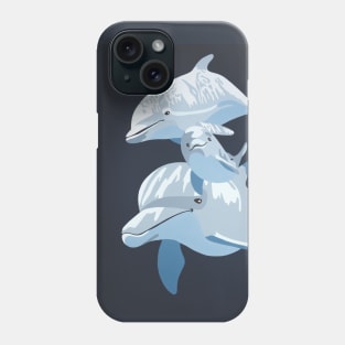 Dolphins DEEP BLUE SEA Phone Case