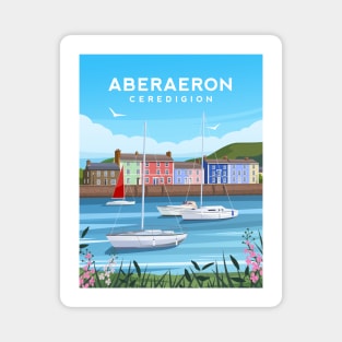 Aberaeron Colourful Houses, Ceredigion Wales Magnet