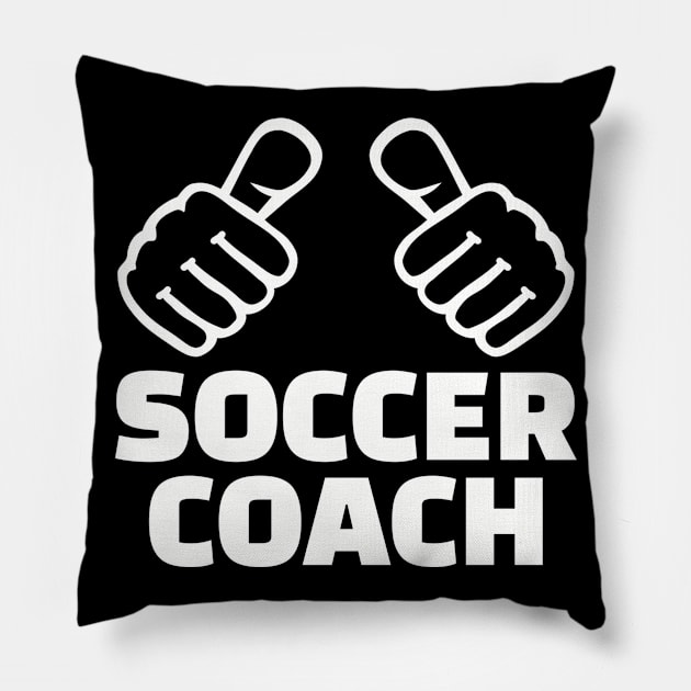 Soccer coach Pillow by Designzz