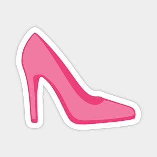 Pink High Heel Shoe Magnet