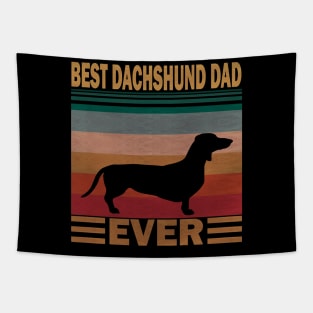 Dog Vintage Dachshund Dad Retro Wiener Dog s Retro Dachshund Dad Vintage Wiener Dog LoverClass paws Tapestry