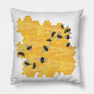 Scorpio Honeybees Pillow