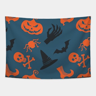 Halloween Witch Pattern Tapestry