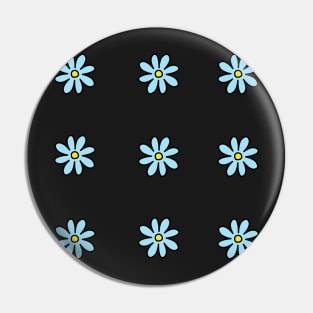 Light blue flower set Pin