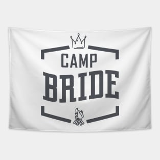 Camp Bachelorette - camping bridal party Tapestry