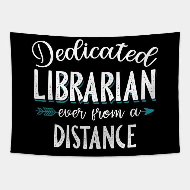 Dedicated Librarian Even From A Distance Tapestry by Pelman