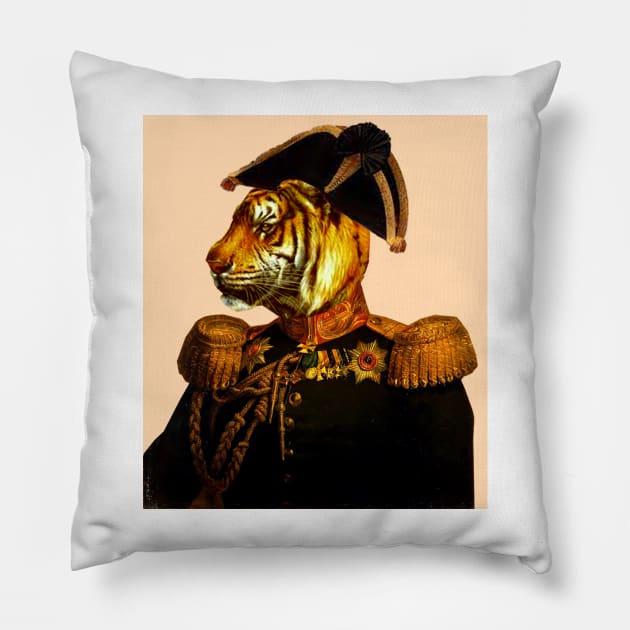 Royal Tiger Pillow by DreamPassion