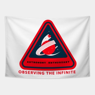 Astronomy Enthusiast: Observing the Infinite Astronomy Lover Tapestry