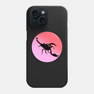 Scorpion Light Pink/Dark Pink Gradient Phone Case