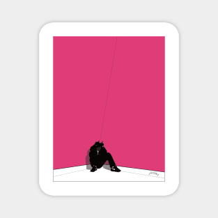 Boy In Da Corner Pink Cover Magnet