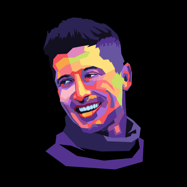 Lewandowski pop art by Danwpap2