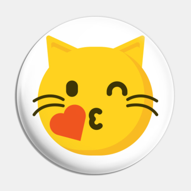 Cat Heart Eyes Emoji Heart Emoji Pin Teepublic De
