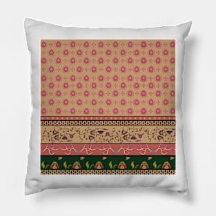 Gentle Blossoms: A Sweet Pink Flower Pattern for Cool Comfort Pillow