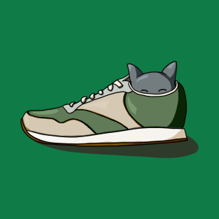 Kitten Hiding in Shoe T-Shirt