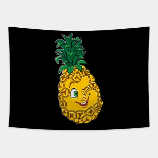 anatomy of a pineapple - winky wink Tapestry