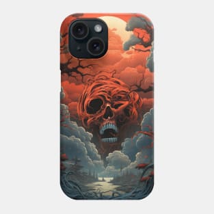 The Red Sun and the Ancient Gods Phone Case