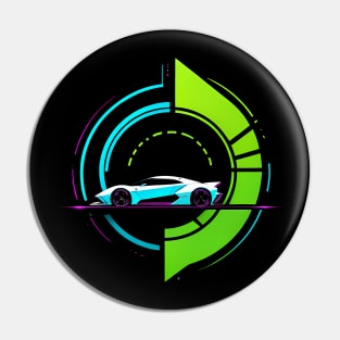 Cyberpunk Car Pin