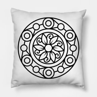 Inspirational MANDALA T-SHIRT MANDALA 004 Pillow