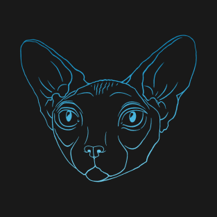 Mr. Blue sphynx cat T-Shirt