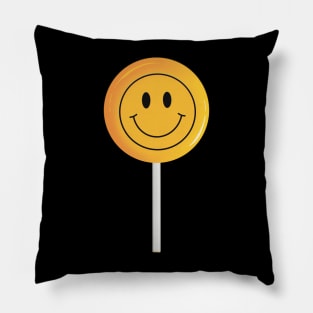 Happy Face Lollipop Sucker Pillow