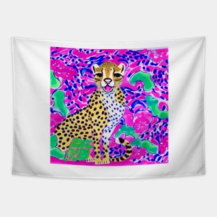 Garden leopard Tapestry