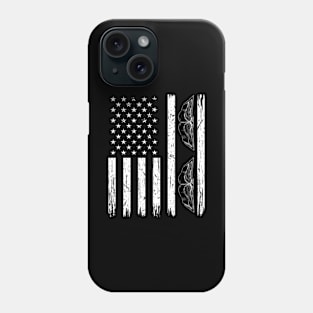 Reading Lover Books USA Flag Book Lover Phone Case