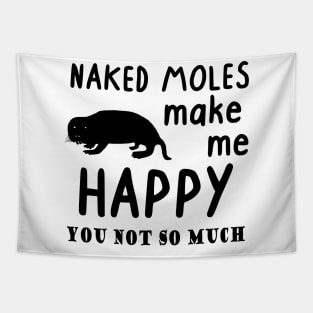 cutest animal in the world naked mole rat saying men Tapestry