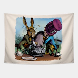 The Hatter, The Hare, and the Dormouse Tapestry