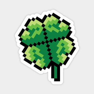 Pixel shamrock Magnet