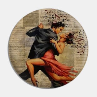 Dancer Couple Pin