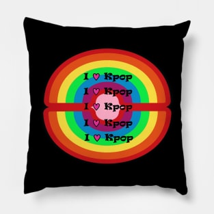 I Love Kpop Pillow