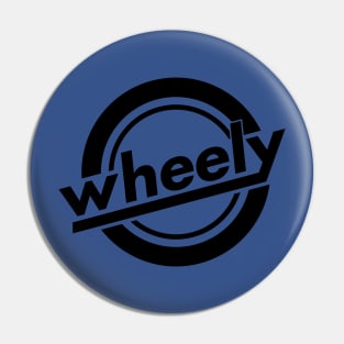 Wheely Logo Black, Front Pin