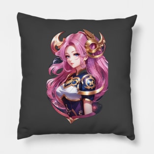 Ophiuchus Whispers: Spellbinding AI Anime Character Artistry Pillow