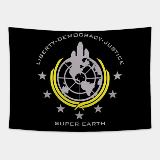 Super Earth helldivers Tapestry