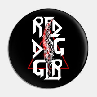 Red Dagger Pin