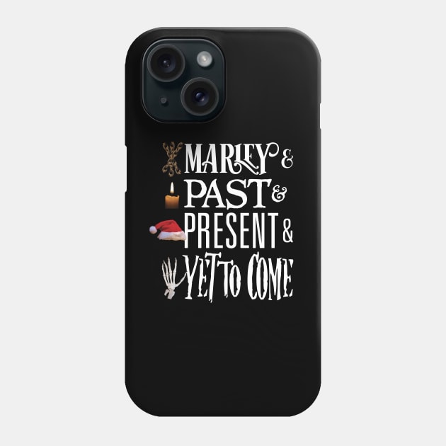 The Ghosts of Christmas Phone Case by LaughingCoyote