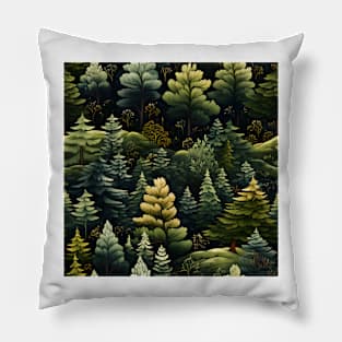 Fantasy Landscapes Forest Pattern 5 Pillow