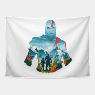 Kratos and Atreus Adventure Tapestry