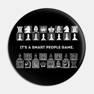 Chess for Smart People - White Pin