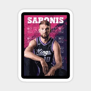 Domantas Sabonis Vector Art Magnet