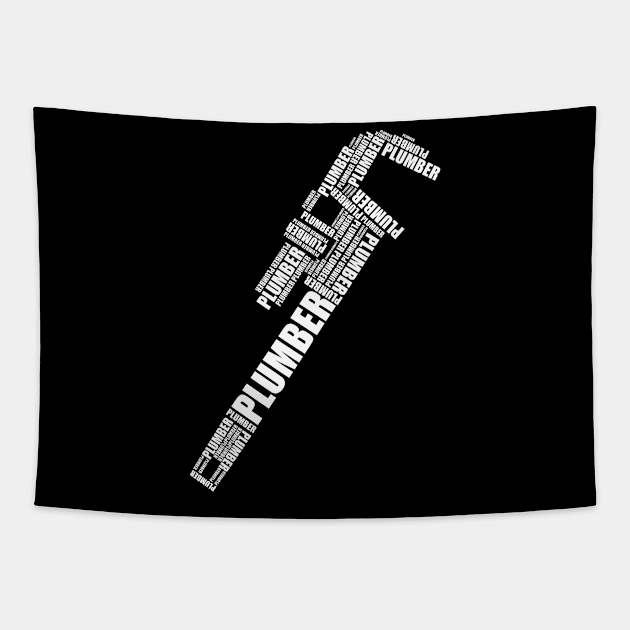 Installer pipe wrench pipe wrench Tapestry by HBfunshirts