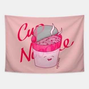 PINK Cup Noodles Tapestry