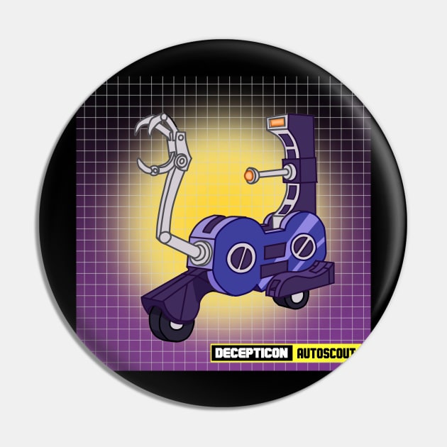 Decepticon Autoscout Pin by Rumble's Blue and Friends Too 